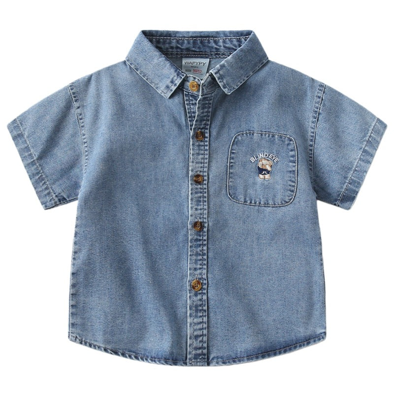 Boys' denim shirt